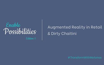 Augmented reality shopping and a dirty chaitini